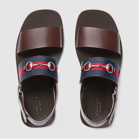 brown gucci sandals for men|brown Gucci platform sandals.